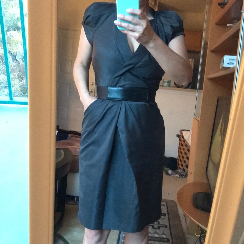 Adolfo Dominguez short sleeve career dress